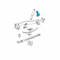 OEM 2013 Ford F-250 Super Duty Mount Bracket Diagram - AC3Z-18169-A