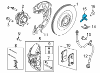 OEM 2021 Ford Mustang Mach-E SENSOR ASY Diagram - LJ9Z-2C204-A