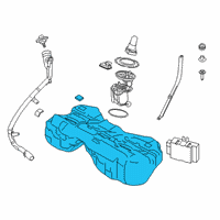 OEM 2020 BMW 840i xDrive PLASTIC FUEL TANK Diagram - 16-11-9-424-200