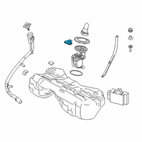 OEM 2021 BMW M850i xDrive Temperature Sensor, Leak Diagnosis Module Diagram - 16-13-8-485-646