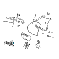 OEM 2002 Mercury Sable Release Switch Diagram - F6DZ-13713-AA