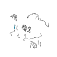 OEM 2006 Hyundai Tucson Hose-Return Diagram - 57543-2E002