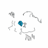 OEM 2005 Kia Sportage Pump Assembly-Power STEE Diagram - 571002E000