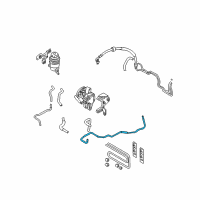 OEM 2009 Hyundai Tucson Tube-Return Diagram - 57566-2E000