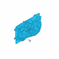OEM Ford Fan Assembly Diagram - 8A8Z-8C607-C