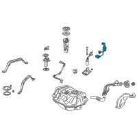 OEM 2003 Acura CL Meter, Fuel Diagram - 17630-S0K-A52