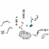 OEM 2003 Acura TL Filter Set, Fuel Pump Diagram - 17516-S84-A01