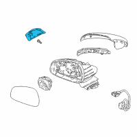 OEM 2020 Kia Stinger Cover-Rear View Outside Diagram - 87608J5000