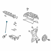 OEM Acura GAUGE, OIL LEVEL Diagram - 15650-6B2-A01