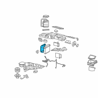 OEM 2009 Cadillac Escalade Evaporator Core Seal Diagram - 89018295