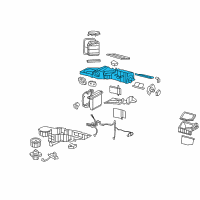 OEM Chevrolet Avalanche Evaporator Case Diagram - 23160972