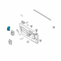 OEM 2012 Hyundai Genesis Coupe Switch Assembly-Folding Outsideide Mirror Diagram - 93573-2M210-9P