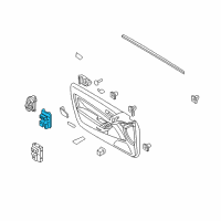 OEM 2012 Hyundai Genesis Coupe Power Window Main Switch Assembly Diagram - 93571-2M000-9P