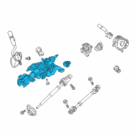 OEM 2021 Ford F-350 Super Duty Steering Column Diagram - HC3Z-3C529-AG