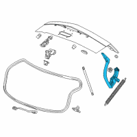 OEM 2018 Cadillac XTS Hinge Diagram - 23452986