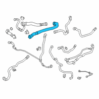 OEM 2022 Toyota GR Supra Upper Hose Diagram - 16572-WAA02