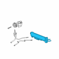 OEM 2008 Chrysler Aspen Cooler-Power Steering Diagram - 55056348AC