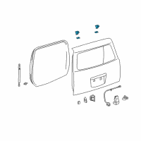 OEM Scion Hinge Diagram - 68801-52050