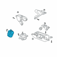 OEM Cadillac CT6 Mount Diagram - 84468649