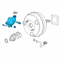 OEM Chevrolet Colorado Master Cylinder Reservoir Diagram - 84749957