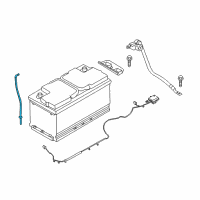 OEM 2018 Kia Stinger Vent Hose Assembly-Battery Diagram - 371143T200