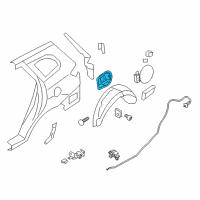 OEM Hyundai Housing Assembly-Fuel Filler Diagram - 71590-0W500