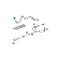 OEM 1999 Cadillac Seville Flange, Exhaust Manifold Pipe Diagram - 1647559