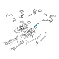 OEM 2011 Lincoln MKX Filler Hose Diagram - BT4Z-9047-A