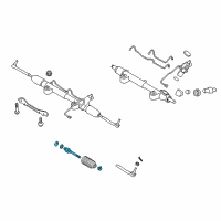 OEM 2012 Nissan 370Z Socket Kit - Tie Rod, Inner Diagram - D8E21-JL06A