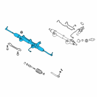 OEM Nissan 370Z Gear & Linkage Assy-Power Steering Diagram - 49001-1EA2B