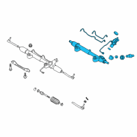 OEM 2019 Nissan 370Z Gear Assembly - Power Steering Diagram - 49200-1EA2A