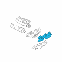 OEM 2004 Buick Century Shield-Exhaust Manifold Upper Heat (RH) Diagram - 24506294