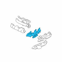 OEM Chevrolet Monte Carlo Engine Exhaust Manifold Diagram - 24506309