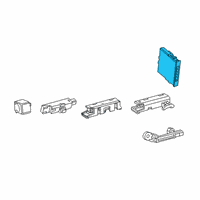 OEM Toyota Corolla Control Module Diagram - 899H0-12020