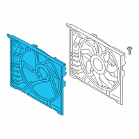 OEM BMW 330i FAN SHROUD Diagram - 17-42-8-477-380