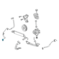 OEM 2009 Pontiac Torrent Boot Kit Clamp Diagram - 11517127