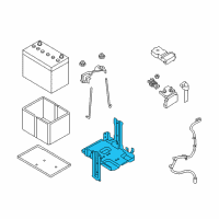 OEM 2020 Nissan Rogue Bracket-Control Unit Diagram - 23714-8FM0A