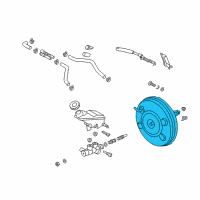 OEM 2019 Hyundai Santa Fe XL Booster Assembly-Brake Diagram - 59110-2W330