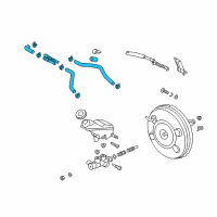 OEM Hyundai Santa Fe Hose Assembly-Intensifier Diagram - 59120-2W360