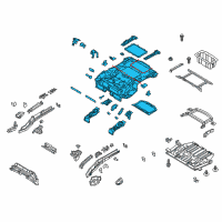 OEM 2015 Ford Focus Rear Floor Pan Diagram - CV6Z-5811215-B