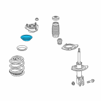 OEM 2017 Chevrolet Traverse Bearing Asm-Front Suspension Strut Mount Diagram - 20783854