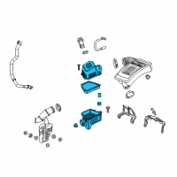 OEM GMC Air Cleaner Assembly Diagram - 84040481