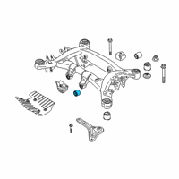 OEM 2020 BMW X4 RUBBER MOUNTING FRONT Diagram - 33-30-8-067-497