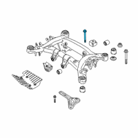 OEM 2014 BMW X3 Torx-Bolt With Washer Diagram - 33-32-6-760-340