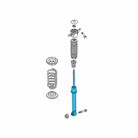 OEM 2020 Hyundai Santa Fe Rear Shock Absorber Assembly Diagram - 55307-S2300