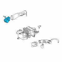 OEM 1997 Toyota Tacoma Air Duct Diagram - 53807-35020