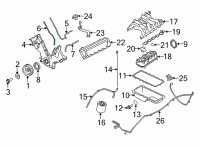 OEM Ford F-150 Heritage Front Cover Gasket Diagram - F75Z-6020-CA