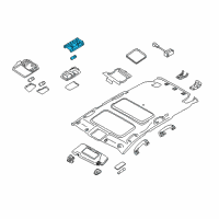 OEM 2009 Nissan Murano Lamp Assy-Personal Diagram - 26460-1AF0A