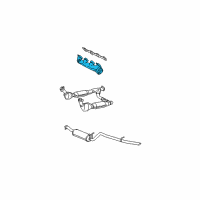 OEM 2002 Ford E-150 Econoline Club Wagon Manifold Diagram - XL3Z-9430-GA