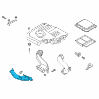 OEM 2014 Ford Transit Connect Inlet Duct Diagram - CP9Z-9A624-B